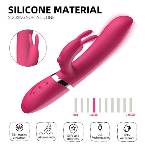 Rock Rabbit Vibrator Red