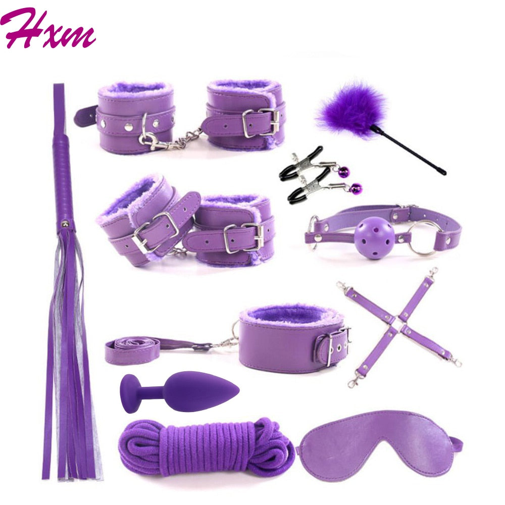 11 pcs Erotic Adult Bondage Fantasy Set