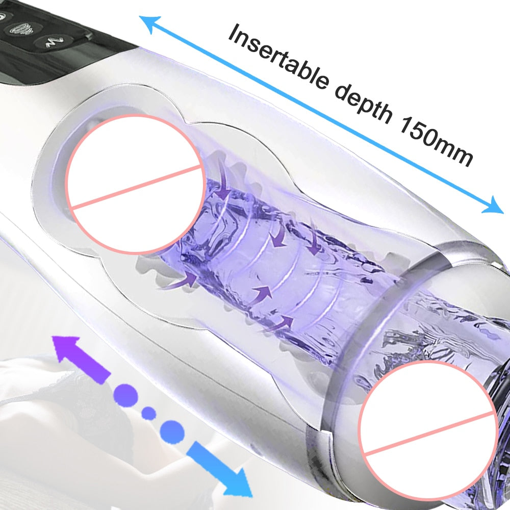 Automatic 7 Modes Vibrating Pocket Monster