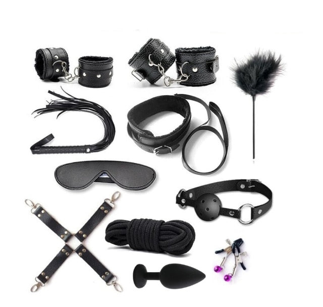 11 pcs Erotic Adult Bondage Fantasy Set