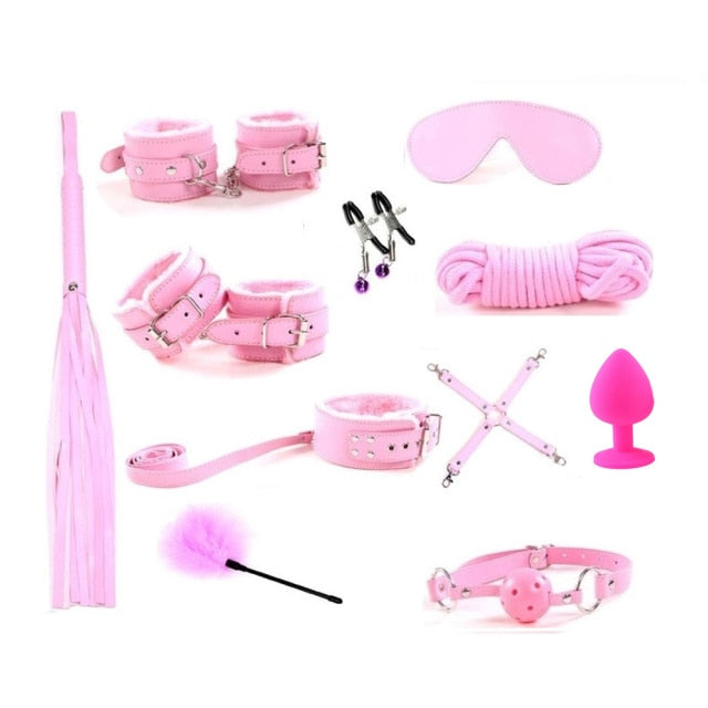 11 pcs Erotic Adult Bondage Fantasy Set