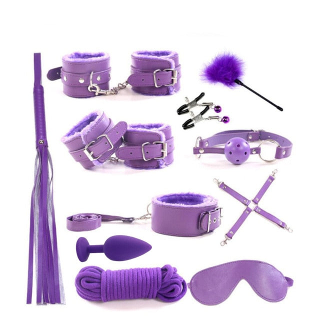 11 pcs Erotic Adult Bondage Fantasy Set